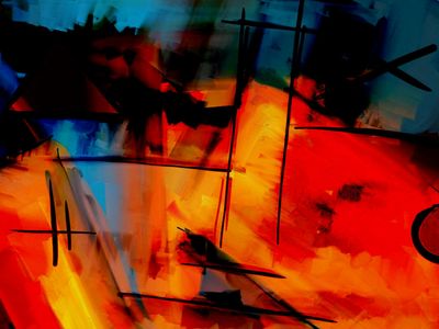 Abstract geometric representation of focus and stability